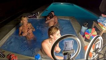 Scarlett Gushes And Deliah Grace Share A Steamy Hot Tub Experience With The Ever-Exhibitionist Helena Price, Who’s Known For Her Love Of Being Spoiled And Her Wild Side As Seen In Her Adventurous Nude Beach Escapades