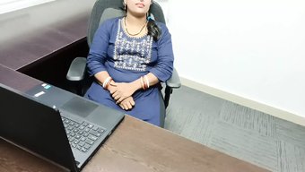 18-Year-Old Indian Girl Gets Her Pussy And Ass Licked By Her Boss