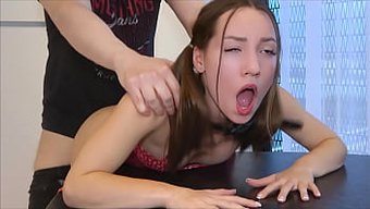 Amateur Teen Submissive Gagged And Roughed Up By Bdsm Master