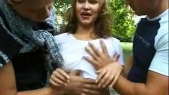 Anal Pleasure With Multiple Partners And Explosive Cumshot