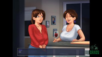 Steamy Cartoon Porn With A Big Natural Tits Milf And An Explosive Cumshot.