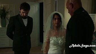 Stepdad Takes His Role As A Husband In The Wedding Night Tradition