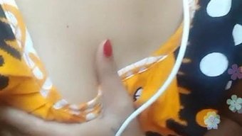 Indian Girl Exposes Her Breasts And Fondles Them Vigorously On Camera