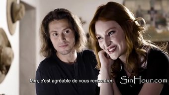 Stepson And Stepdad Take Turns Fucking Redhead Lacy Lennon