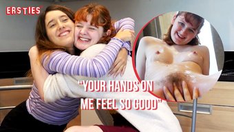 First Time Lesbian Experience With Big Natural Tits And Finger Action
