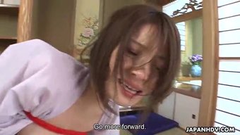 Anna Kirishima’s Big Natural Tits And Trimmed Pussy In An Orgy Scene