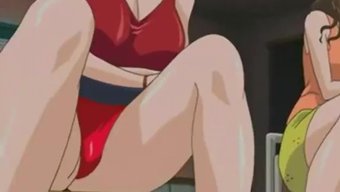 Young Anime Couple Enjoys Natural Tits And Blow Job In Class