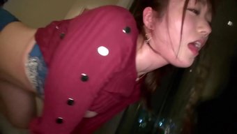 Japanese Teen Gets Creampied With Hitachi