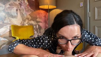 Milf In Glasses Gets A Roleplay Blowjob And Doggystyle Sex From Her Sex Therapist