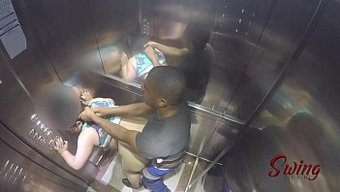 Bbw Sorayyaa And Leo Ogre'S Elevator Affair Caught On Camera