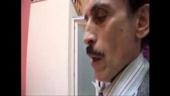 Old Man Enjoys A Steamy Encounter With A Young Girl'S Oral Skills