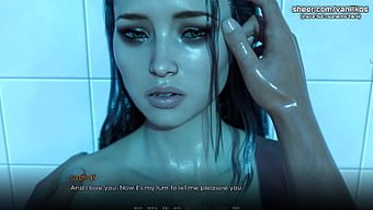 Beautiful Anime Teen Gets Deepthroat And Big Dick In The Shower