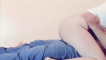 African Man Pleasures Arab Teen'S Pussy In Cowgirl Position