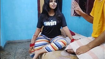 Beautiful Indian Housewife Gets Her Thirst Quenched By A Young Man.