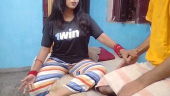 Beautiful Indian Housewife Gets Her Thirst Quenched By A Young Man.
