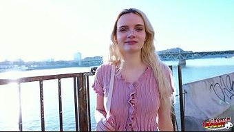 Skinny German Teen Amber Kawaii Rides Cock At Casting