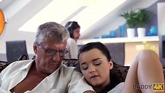 Older Man Prefers His Girlfriend’s Oral Sex Skills To Those Of A Professional.