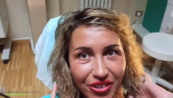 A Young And Innocent Patient Of A Dentist Gets Punished And Fucked Hard With Anal Creampie In An Amateur Sextape.