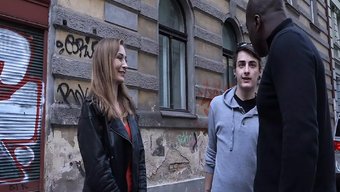 Luca Bella Gets Pounded By Her Boyfriend And Blows A Stranger'S Big Cock