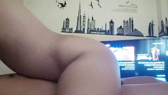 Young Coed'S First Time Riding Her Man'S Cock Leads To Quick Orgasm