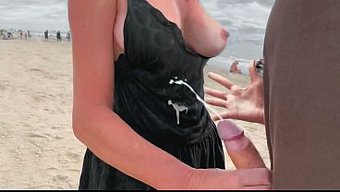 A Woman Made A Bet With Her Friend That She Would Have Sex With A Stranger On The Beach.