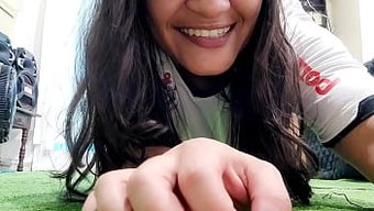 Latina Beauty Gets Turned On By The Vegetable Vendor At The Market