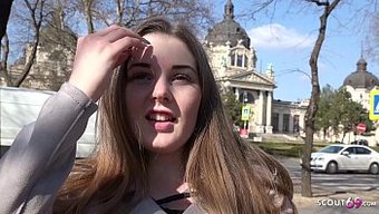 Young German Schoolgirl Lucie Explores Her Sexuality In Public And Private