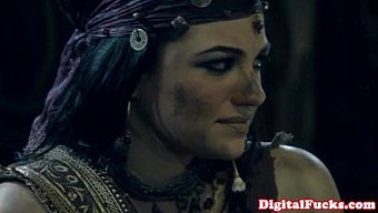 Three Woman Action With Close-Ups And Deepthroat Action