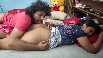 Malayali Beauty In Traditional Nighty, Husband Took Her Hard