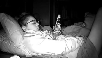 Voyeuristic Pleasure: Young Woman'S Intense Self-Pleasure Captured By Hidden Camera