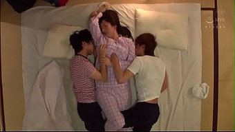 A Stunning Japanese Aunt Enjoys Passionate Sex With Two Of Her Nephews