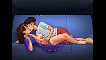Watching A Movie With Horny Stepmom, Getting Fucked - Summertime Saga Ep 21