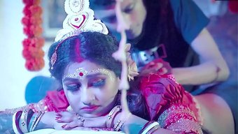 Desi Aunty Sudipa Dominates Submissive Sourish With Rough Sex
