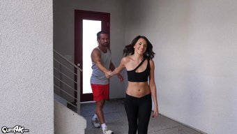 The Jogger Got A Cum From A Foot Fetish