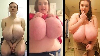 Kaitie Cali'S Huge Natural Breasts: A Sensual Self-Pleasure Experience