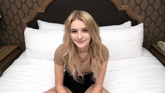 View A Youthful Blonde Novice Indulging In Her Initial Adult Escapades