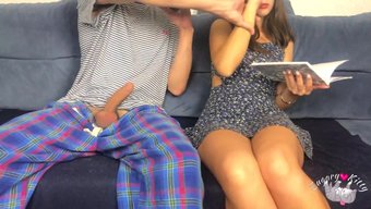 Step Brother Watching Porn And Both Get Horny And Give Each Other Hand Job And Reach Orgasm