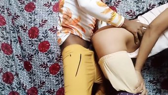 Old And Young Indian Couple'S Passionate Encounter With Doggy Style And Cowgirl Positions