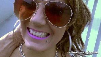 I Gag For Him While Sucking An Old Man'S Big Cock In Sexy Stockings