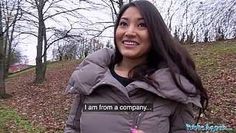 Public Agent Christina Miller'S Pov Encounter With A Well-Endowed Lover In The Great Outdoors