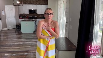 Stepmother Caught Skinny Dipping And Gets An Orgasm Surprise