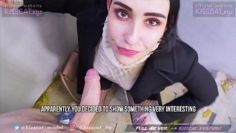 Russian College Girl Gets Naughty In Public For Money
