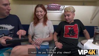 Young Russian Girl Mia Murkovski And Her Girlfriend In A Hot Anal Sex Scene.