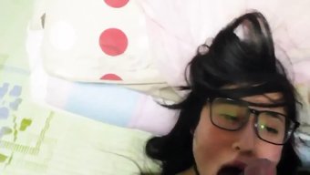 Asian Beauty Gives A Fantastic Blowjob