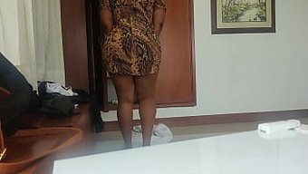 Stealthy Capture Of Voluptuous Maid In Hotel Room