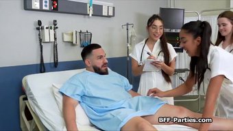 Hot Medical Professionals Conduct Further Examination On A Stiff Penis.