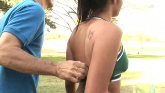 Dirty Harry'S Gym Teacher Fucks A Hot Brunette Teen In Her Room