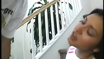 A Seductive Latina Enjoys Riding A Man'S Penis And Having Her Mouth Filled With Semen During A Series Of Steps