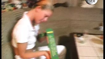 German Milf With Big Tits Gives A Blowjob