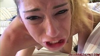 Husband'S Wife Gets Her First Big Black Cock